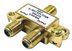 Picture of Coaxial Splitter - MATV F-Type - 2 Way - Gold - 900Mhz DC-Passive - 0 of 1