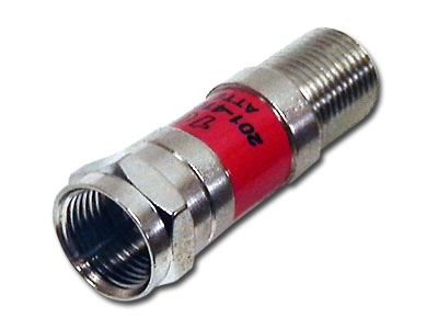 Picture of Inline Attenuator Pad - F-Type RF - 10dB