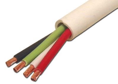 Picture of Control Cable - Stranded - 4 Conductor 16 AWG - Gray PVC - 500 FT