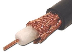 Picture of RG-59/u Coaxial Cable - 75 Ohm - Shielded, Riser (CMR) - 1000 FT