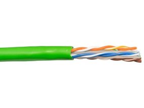 Picture of Solid Cat 6e Network Cable Pull Box - Green, 600 MHz, Riser (CMR) PVC - 1000 FT