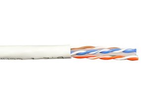 Picture of Solid Cat 6e Network Cable Pull Box - White, 600 MHz, Riser (CMR) PVC - 1000 FT