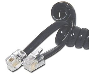 Picture of 25 FT Telephone Handset Cord - Black