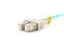 Picture of 5m Multimode Duplex Fiber Optic Patch Cable (50/125) OM3 Aqua - Laser Opt - SC to SC - 1 of 2