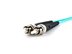 Picture of 2m Multimode Duplex Fiber Optic Patch Cable (50/125) OM3 Aqua - Laser Opt - ST to ST - 1 of 2