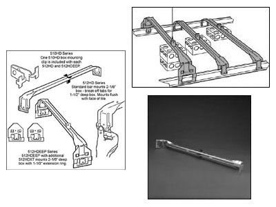 Picture of Heavy-duty electrical box hanger - 3-5/8 Inch high - Each