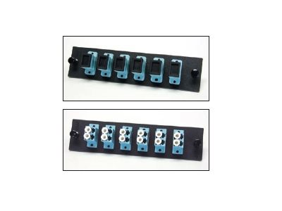 Picture of FiberOpticx Adapter Plate - Dual LC - 12 Port 10 Gig Multimode - Composite Sleeve