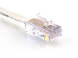 Picture of Cat 6 Ethernet Patch Cable - 1 FT, White, Assembled