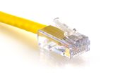 Picture of Cat 6 Ethernet Patch Cable - 1 FT, Yellow, Assembled