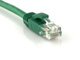 Picture of Cat 6 Ethernet Patch Cable - 1 FT, Green, Booted