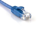 Picture of Cat 6 Ethernet Patch Cable - 10 FT, Blue, Booted