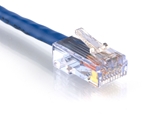 Picture of Cat 6 Ethernet Patch Cable - 1 FT, Blue, Assembled