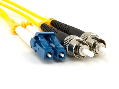 Picture of 1m Singlemode Duplex Fiber Optic Patch Cable (9/125) - LC to ST