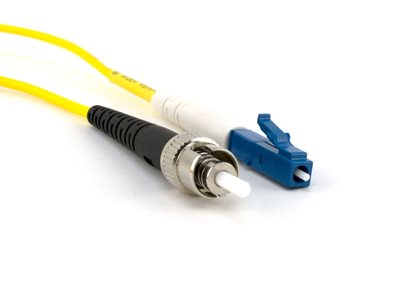 Picture of 1m Singlemode Simplex Fiber Optic Patch Cable (9/125) - LC to ST