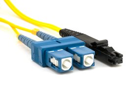 Picture of 10m Singlemode Duplex Fiber Optic Patch Cable (9/125) - SC to MTRJ