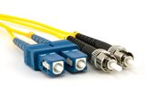 Picture of 2m Singlemode Duplex Fiber Optic Patch Cable (9/125) - SC to ST