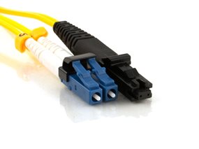 Picture of 10m Singlemode Duplex Fiber Optic Patch Cable (9/125) - Mini LC to MTRJ