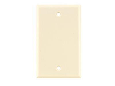 Picture of Blank Keystone Faceplate - Single Gang - Almond