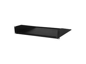 Picture of 19" Single-Sided Non-Vented Shelf, 2U, 10.5D, Black