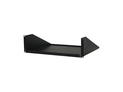 Picture of 19" Single-Sided Non-Vented Shelf, 3U, 15"D, Black