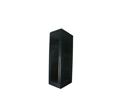 Picture of 4Ft Floor Enclosure, Acrylic Door,  23"W X 23"D, 28U, Black, Knockdown