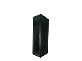 Picture of 5Ft Floor Enclosure, Acrylic Door,  23"W X 23"D, 34U, Black