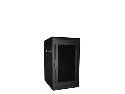 Picture of 3Ft Floor Enclosure, Acrylic Door,  23"W X 31"D, 20U, Black