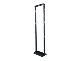 Picture of 7Ft 2-Post 19" Open Frame Steel Floor Rack, 45U, Black