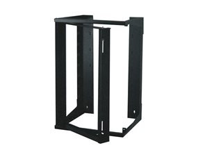 Picture of 3Ft Swing-Out Open Frame Wall Rack, 24"D, 20U Black