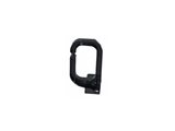 Picture of Vertical D-Ring Cable Manager, 25 Cables, 1U, Black