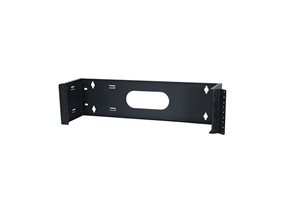 Picture of 19" Hinged Wall Mount Bracket, 6"D, 3U, Black