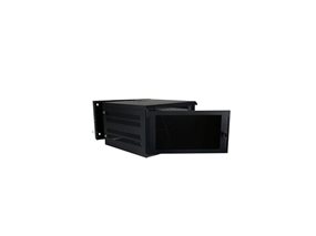 Picture of Wall Enclosure, Front/Rear Access, 15"H X 21"W X 24"D, 7U, Black