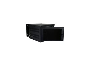 Picture of Wall Enclosure, Front/Rear Access, 19"H X 21"W X 24"D, 9U, Black