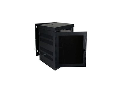 Picture of Wall Enclosure, Front/Rear Access, 27"H X 21"W X 24"D, 14U, Black