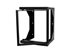 Picture of 2Ft Swing-Out Open Frame Wall Rack, 18"-26" Adjustable Depth, 12U, Black - 1 of 2