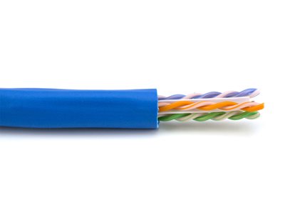 Picture of Category 6A Structured Cable - Solid, Blue, Plenum, (CMP), Unshielded - 1000 FT