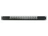 Picture of 16 Port Fully Loaded 75 Ohm BNC Coaxial Patch Panel - 1U