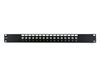 Picture of 16 Port Fully Loaded F-Type Coaxial Patch Panel - 1U