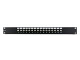 Picture of 16 Port Fully Loaded F-Type Coaxial Patch Panel - 1U