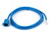 Picture of Cat 6 Panel Mount Extension Cable - 6 FT, Blue - 3 of 4