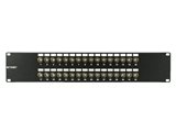 Picture of 32 Port Fully Loaded 75 Ohm BNC Coaxial Patch Panel - 2U