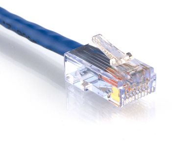 Picture of Cat 6 Ethernet Patch Cable - 6 IN, Blue, Assembled