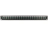 Picture of F-Type Coaxial Patch Panel - 24 Port, 1U, 3Ghz, Fully Loaded