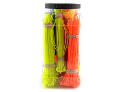 Picture of 1400 Piece Fluorescent Cable Tie Kit