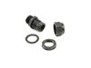 Picture of 1/4 Inch Black Nylon Cable Gland for 3 - 6.5mm Cable - 5 Pack