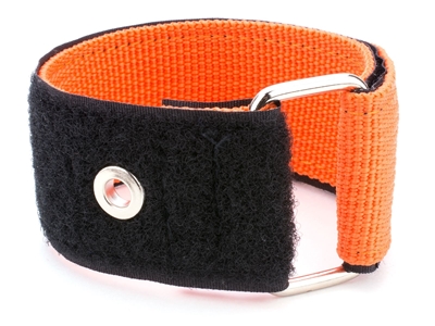 Picture of 36 x 1 1/2 Inch Heavy Duty Orange Cinch Strap with Eyelet - 2 Pack