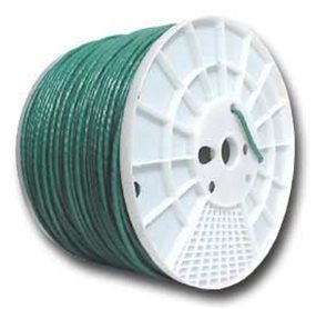 Picture of CAT5e 350 MHz Network Cable - Stranded, Green, PVC - 1000 FT