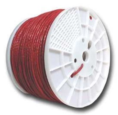 Picture of CAT5e 350 MHz Network Cable - Stranded, Red, PVC - 1000 FT