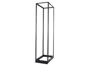 Picture of 4-Post Adjustable Depth Open Frame Network Rack - 48U, M6 Cage Nut Rails