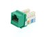 Picture of Cat 6 SpeedTerm Keystone Jack 90 Degree 110 UTP - Green - 0 of 12